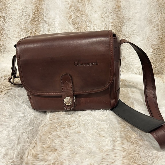 Brown Leather Men's Bag - Picture 3 of 8